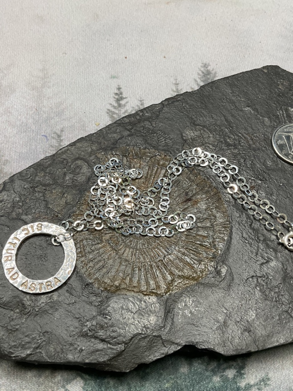 .925 silver chain and pendant